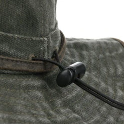 Washed Cotton Stoffhut Mit Kinnband -Hut Discounter Washed Cotton Stoffhut mit Kinnband oliv.61344 5rf14