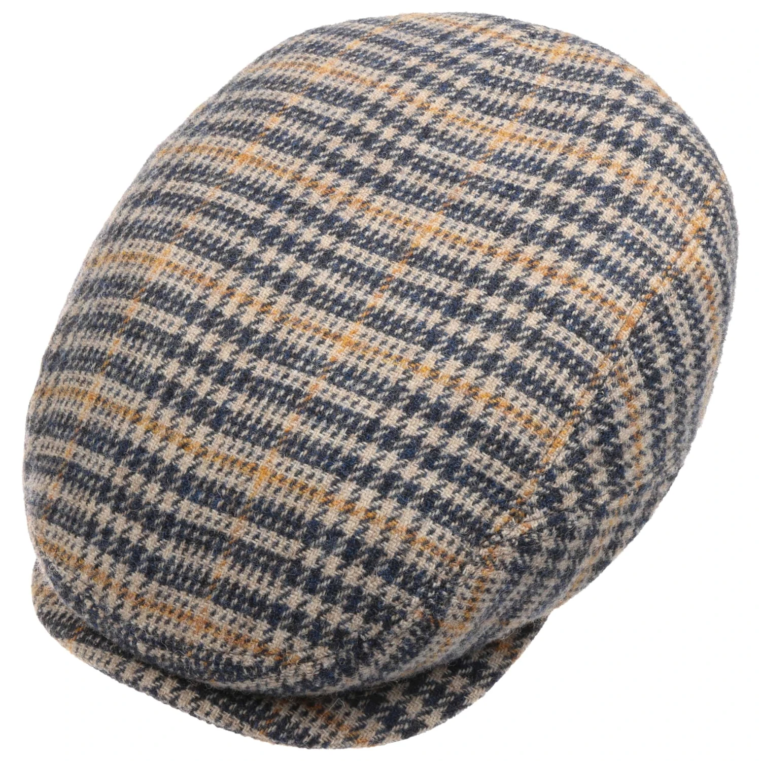 Wool Check Flatcap By Stetson 1 Wool Check Flatcap By Stetson